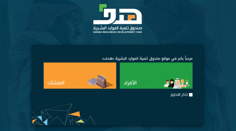 استعلام عن دعم الموارد البشرية برقم الهوية