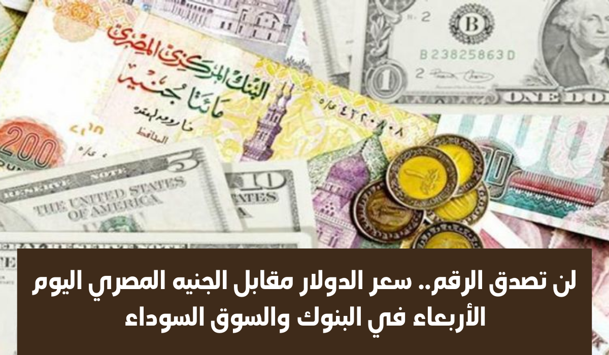 سعر الدولار مقابل الجنيه المصري