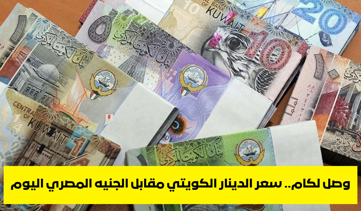 سعر الدينار مقابل الجنيه